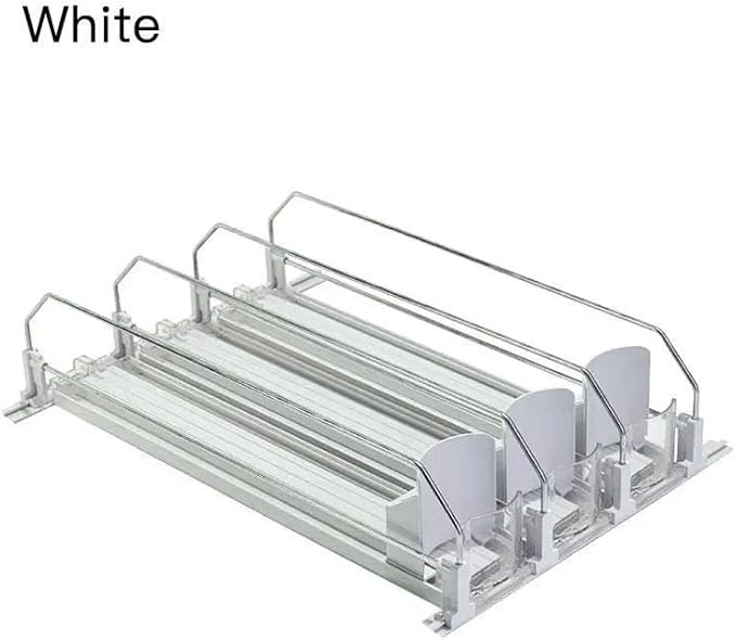 Can Dispenser, 1 Set/3 Counts Can Dispenser with Positioning Buckle, Soda Can Organizer, Drink Organizer for Fridge, Freezer Safe Kitchen Gadgets,Kitchen Storage Rack (1 Set-31cm/12.2in*25cm/9.84in)