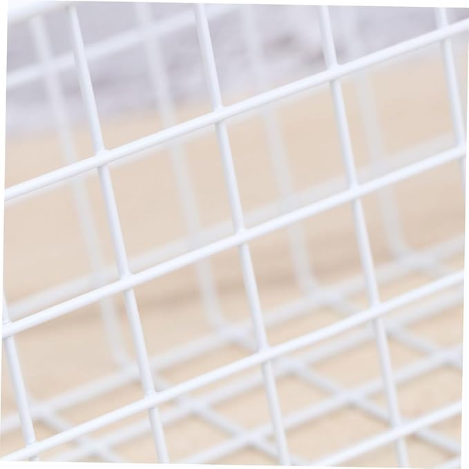 Healifty Door Hanging Storage Basket Hanging Rack for Cabinet Wardrobe Desk Cabinet Storage Basket