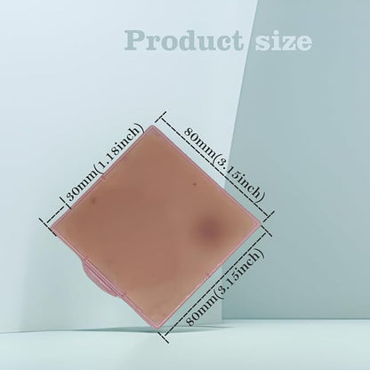 Bathroom Soap Dishes for Dr. Squatch Soap, Square Travel Soap Container with Lid, Portable Bar Soap Holder for Shower Soap Dish Box for Traveling Camping Outdoor Elimeta (2pack Pink)