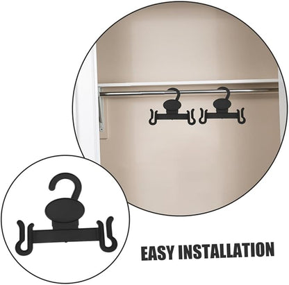 Alipis 30pcs Retractable Slipper Hooks Space-Saving Hanger Space Saver for Closet No Slip Hangers for Slippers Shoes Multi-Functional Hanging Organizer for Drying Rack