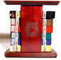 Table-Top Belt Display with Laser-Carved Tiger