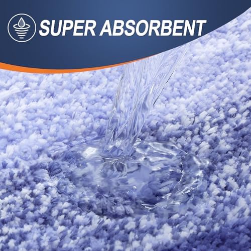 OLANLY Small Bathroom Rugs 24x16, Extra Soft Absorbent Microfiber Bath Rugs - Image 4