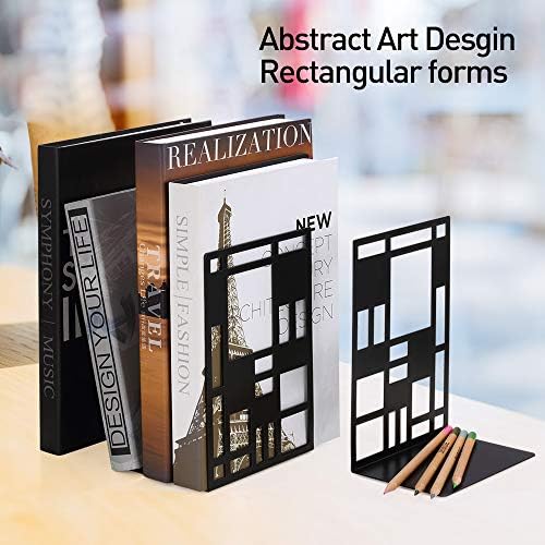 Book Ends,Bookends,Book Ends for Shelves,Bookends for Heavy Books - Image 6