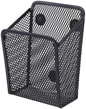 Metal Wire Mesh Magnetic Basket Storage Box Blackboard Chalk Pen Pencil Pot Cup Holder Desk Container Organizer by Unknown