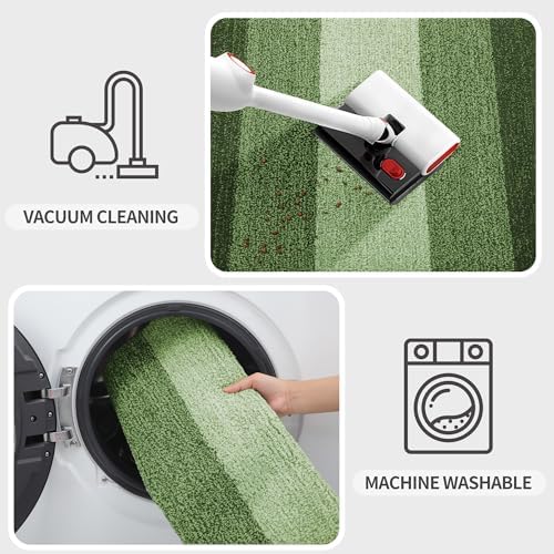 Kitinjoy Indoor Outdoor Door Mat, 40x32 Non-Slip Dirt Trapper Doormats - Image 5