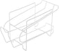 PRETYZOOM 1pc Automatic Beer Storage Rack for Refrigerator Creative Iron Can Organizer Automatic Coverage White for Kitchen Bar Office and Living Room