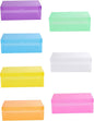 Homoyoyo 7pcs Stackable Transparent Shoe Storage Boxes Foldable Multi-color Design Pp Material for Organized Shoe Storage Home Closet Dorm