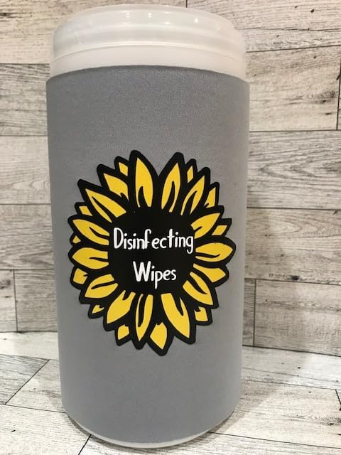 Sunflower Disinfecting Wipe Cover (Small, Gray)