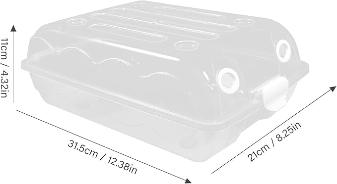 Shoe Storage Box Organizer with Lid, 31.5x21x11cm Thickened Plastic Shoe Container for Closet, Stackable Sneaker and Boot Organizer for Home Storage