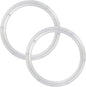 2 Pack 12 Inch Aluminium Alloy Turntable Bearing, Heavy Duty Swivel Turntable Lazy Susan for Round Dining Table, 12" Smooth Swivel Turntables for Lazy Susan Dining Table?Silver