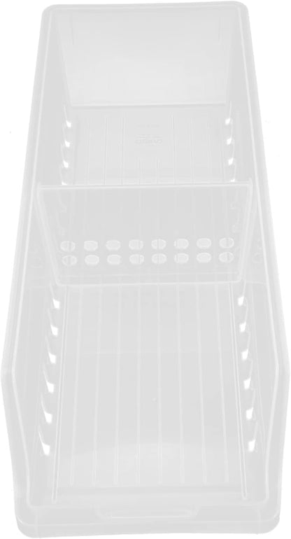 HEALLILY Canned Drink Holder for Fridge Soda Dispenser for Refrigerator Beer Storage Box Stackable Can Organizer Drink Can Dispenser