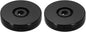 uxcell 2Pack Acrylic Lazy Susan Turntable, 2" Spinner Lazy Susan Turntable Organizer, Acrylic Ball Bearing Rotating Tray for Pantry Spice Rack Decorating, Black