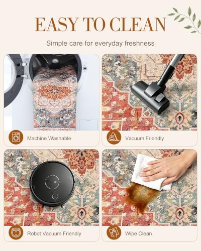 OLANLY 2x6 Washable Runner Rug, Soft Non Slip Carpet for Hallway Kitchen - Image 6