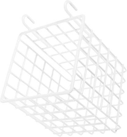 GLEAVI 3pcs Over Cabinet Organizer Sturdy Iron Hanging Basket Storage Rack for Kitchen Bathroom Space Saving Wire Basket for Utensils Toiletries More Easy Installation with Hooks