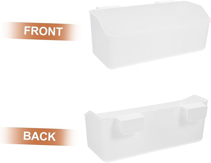 Cabilock Over Cabinet Door Organizer Kitchen Storage Basket for Spice and Seasoning Bottles Wall Mounted Storage for Tidy Cabinets Hanging Design Long Basket