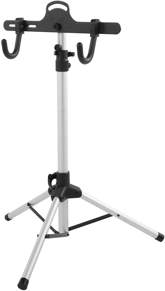 Triangle Bike Hanging Rack, Adjustable Repair Display Stand for Road Bike Parking