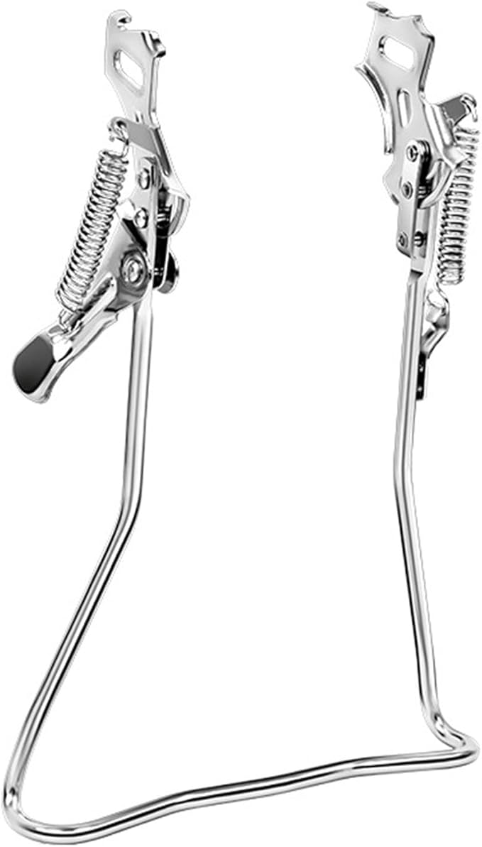 Colaxi Bike Parking Rack Steel Retro Design Bike Double Leg Stand Bicycle Rear Kickstand for Mountain Bikes Sports Adults