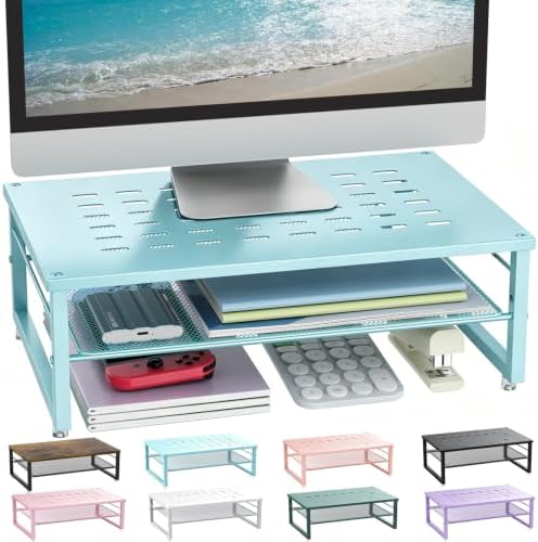 gianotter 2-Tier Metal Monitor Stand Riser by gianotter