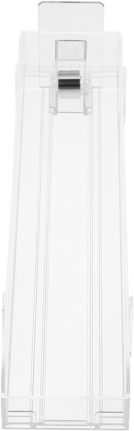 Zerodeko Convenience Store Beverage Pusher Tray Rack Retail Can Organizer for Refrigerator Self Pushing Soda Can Dispenser Dual Sided Design 4CM High Long
