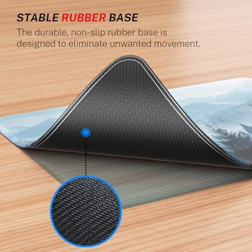 MROCO 3-Pack Mouse Pads, 30% Larger Surface, 8.5 x 11 in, Cloud Forest - Image 4