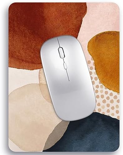 Audimi Small Mouse Pad 6 x 8 Inch, Mini Mouse Pad Thick for Laptop Wireless Mouse Home Office Travel, Portable & Washable (Abstract Stone) by Audimi