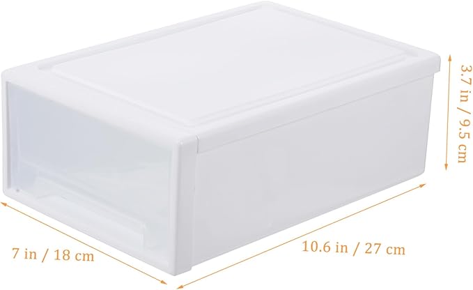 2Pcs Transparent Stackable Shoe Storage Organizer with Lids Plastic Containers for Shoes Closet Organizer Storage Boxes for Easy Access and Organization