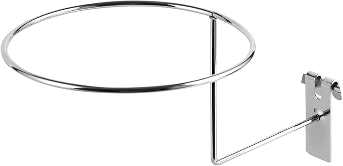 24Pcs Hat Hooks Wire Grid Wall Hat Holder Hat Display Multiple Hooks for Gridwall for Retail Cloth Wardrobe Silver
