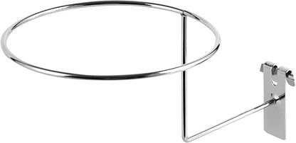 24Pcs Hat Hooks Wire Grid Wall Hat Holder Hat Display Multiple Hooks for Gridwall for Retail Cloth Wardrobe Silver