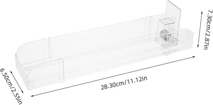 Soda Can Dispenser for Refrigerator Automatic Display Case Fast Pusher Glide Retail Can Organizer for Business Enhancement