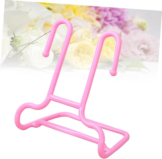 2 pcs Shoe Organizer Rack Space Saving Hanging Design for Bedroom Closet Entryway Material for Drying Shoes Pink