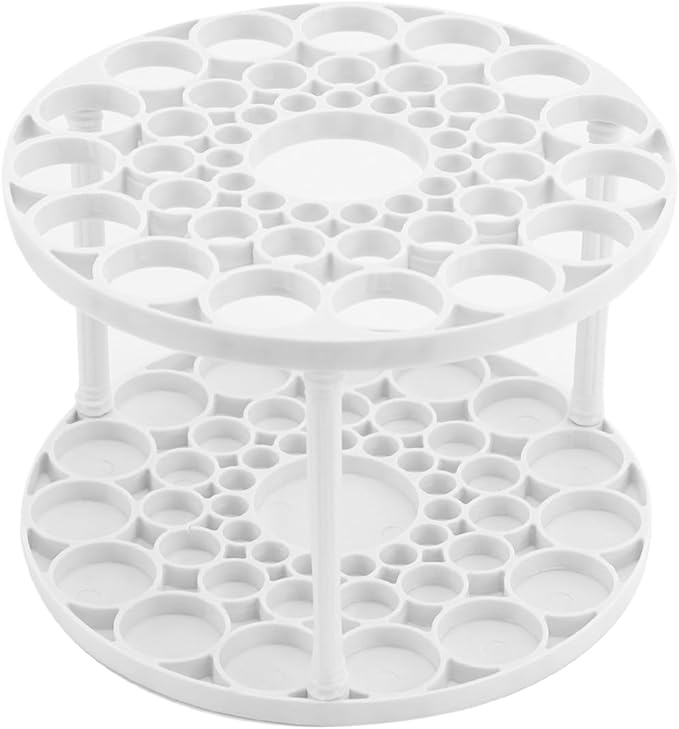 Makeup Brush Holder, 46 Slots, Make Up Brush Organizer for Vanity (1)