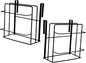 2pcs Cabinet Door Organizer Kitchen Towel Hanger Cabinet Storage Rack Organizers Efficient Kitchen Helper