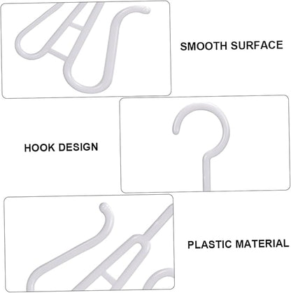 IMIKEYA 10Pcs Plastic Shoes Drying Hook Double Hook Design for Slippers Boots and Towels and Strong Shoe Hangers for Easy Organization and Space Saving