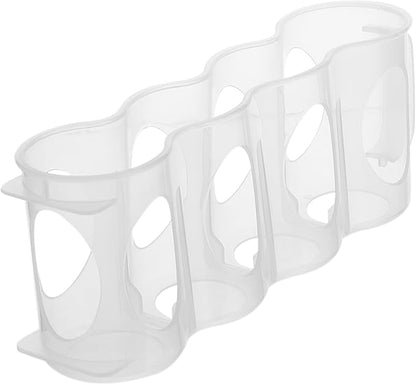 2pcs Stackable Beer Storage Crisper Baskets for Refrigerator Multi-Functional Organizer for Cans and Bottles Storage Container for Kitchen and Beverage Organization