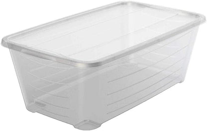 Life Story 6Q Rectangular Clear Plastic Protective Storage Shoe Box (16 Pack)