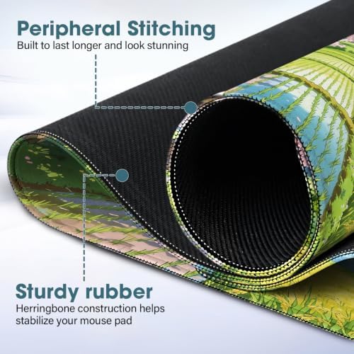 Desk Mat 31.5x15.7 Inch for Office - Extra Large Mouse Pad, Lake - Image 3