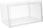 Shoe Storage Box with Dustproof Door Buckle, Stackable Shoe Organizer Container for Sneaker and Boot Closet Storage