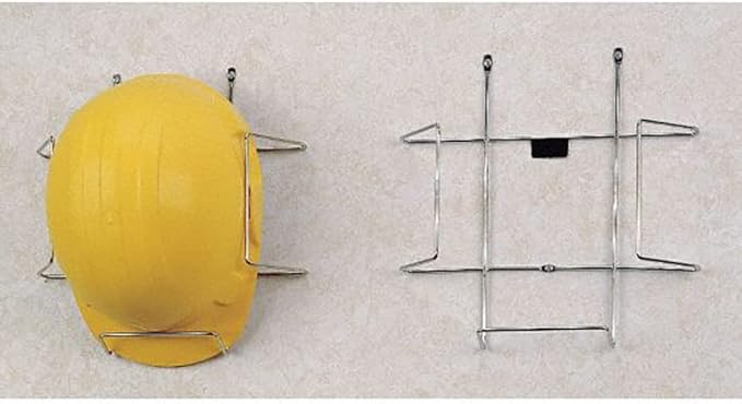 Hard Hat Holder Hard Hat Storage Rack Wall Mounted, Gray