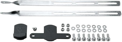 Topeak Extra Long Rack Mounting Bracket – 34.5 cm Extension Arm for BabySeat II and MTX Tubular Racks – Durable Steel Construction for Small Bike Frames – Improves Rack Stability and Fit