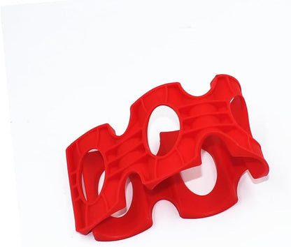 2pcs Silicone Beer Mat Beverage Organizer for Refrigerator Party Use Stacking Drink Holder for Home Bar Office Suitable for Beer Wine Cans Green Red