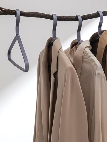 Premium Matte Titanium Gray Aluminum Coat Hangers 90 Piece Set, 16.5” Extra Smooth & Durable Metal Shirt Dress Hanger,Aluminum Alloy Hanger,Clothing Support,Clothing Hang