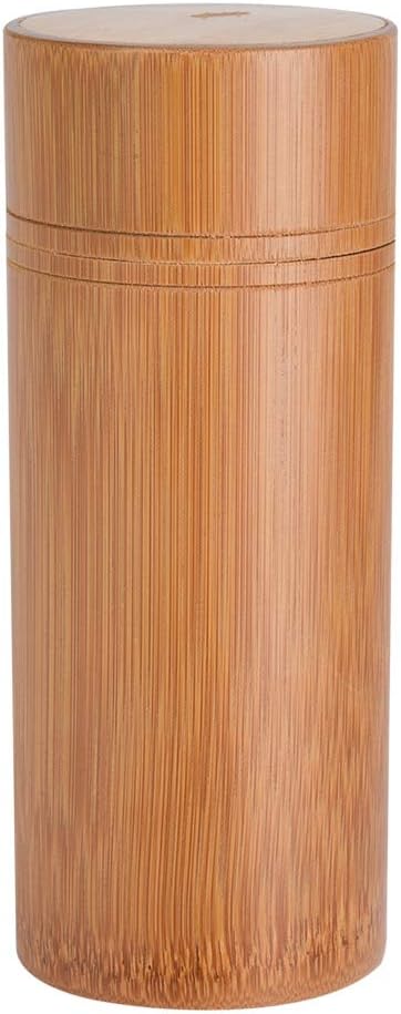 Mumusuki Tea Jar, Portable Sealed Tube Tea Storage Box Canisters Box Wake Tea Bucket for Farmhouse Kitchen Counter(M)