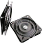 7 Inch Black Heavy Duty Square Turntable 360 Degree Free Rotating Iron Turntable Full Bead Thickened Universal Turntable