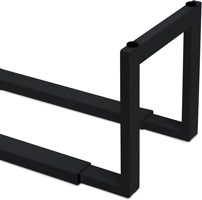 QUALIAZERO 2-Tier Expandable Shoe Rack – Durable Organizer Shelf for Entryways, Bedrooms, Bathrooms, and Laundry Rooms (GALAXY BLACK, 1 PACK)