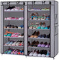 Closet Shoe Organizers and Storage, Shoes Stand, Sneaker Shelves, Zapatero Organizador, Shoe Rack with Covers, Shoes Rack Organizer