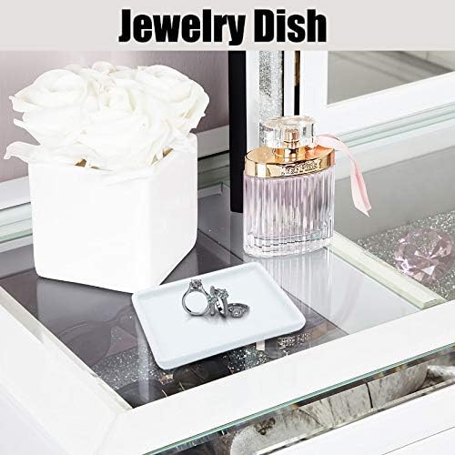 Ceramic Soap Dish for Shower 2 Pack Bar Soap Holder Palette for Watercolors Soap Tray