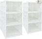 3-Tier Foldable Shoe Storage Box, Clear Door Plastic Organizer For Closet, No-Assembly Shoe Rack, Foldable Shoe Cabinet With Clear Door.2 Pack