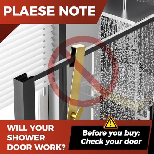 Shower Door Hooks 8 Inch,Extended Heavy Duty Shower Hooks for Towels,Over the Towel Hooks for Bathroom Frameless Glass Door (Gold,2 Pack) - Image 4