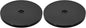 uxcell 2Pack Acrylic Lazy Susan Turntable, 7" Spinner Lazy Susan Turntable Organizer, Acrylic Ball Bearing Rotating Tray for Pantry Spice Rack Decorating, Black