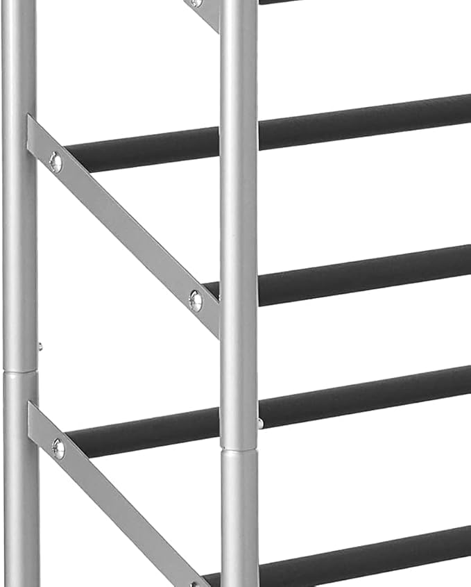 Whitmor 8 Tier Shoe Tower - 40 Pair - with Non-Slip Racks